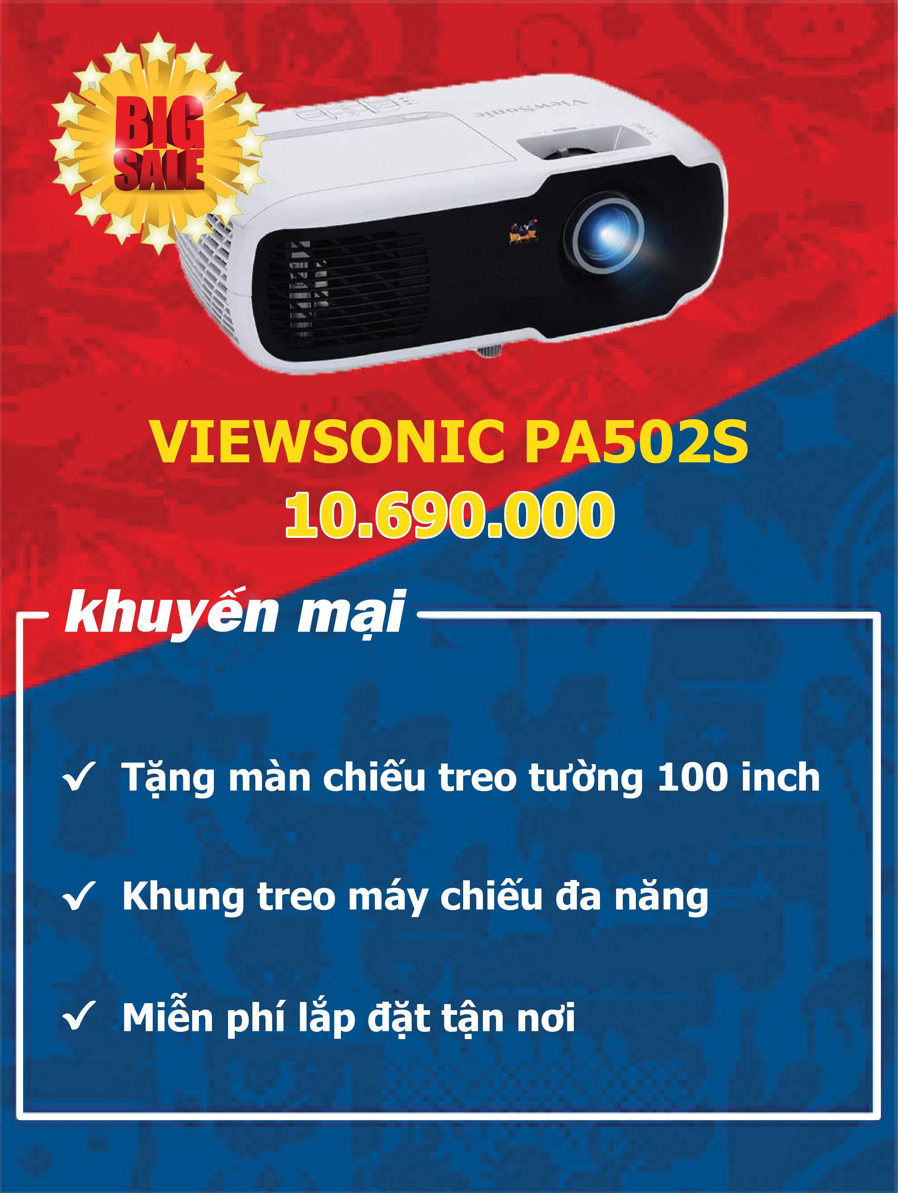 Trọn bộ Viewsonic PA502S